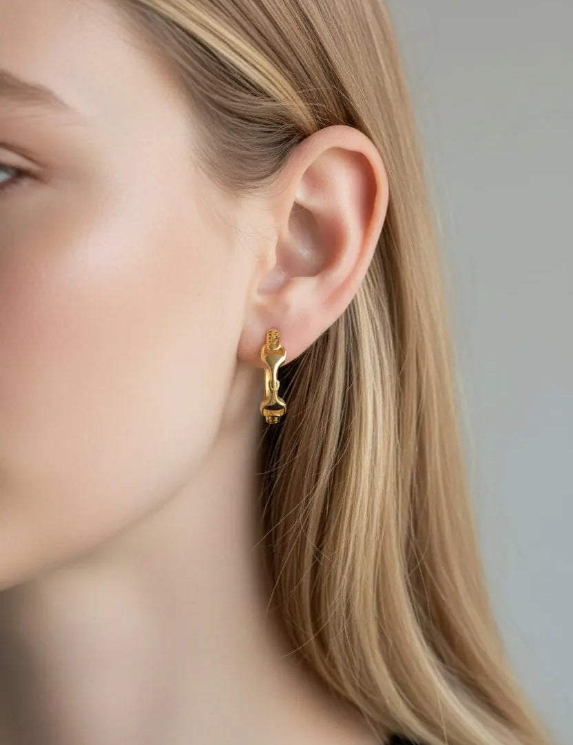Snaffle Bit Hoop Earrings - Bridle Up Hope Shop