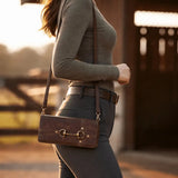Snaffle Bit Leather Wallet - Bridle Up Hope Shop