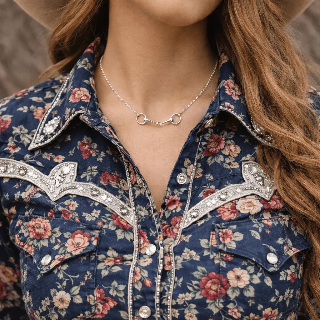 Snaffle Bit Necklace - Bridle Up Hope Shop