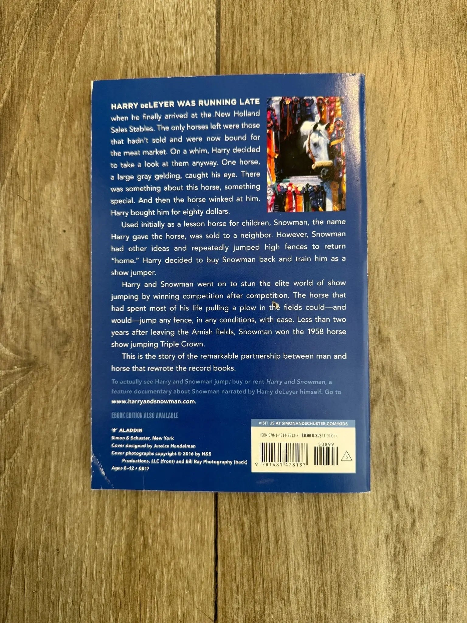Snowman: The True Story of a Champion - Bridle Up Hope Shop