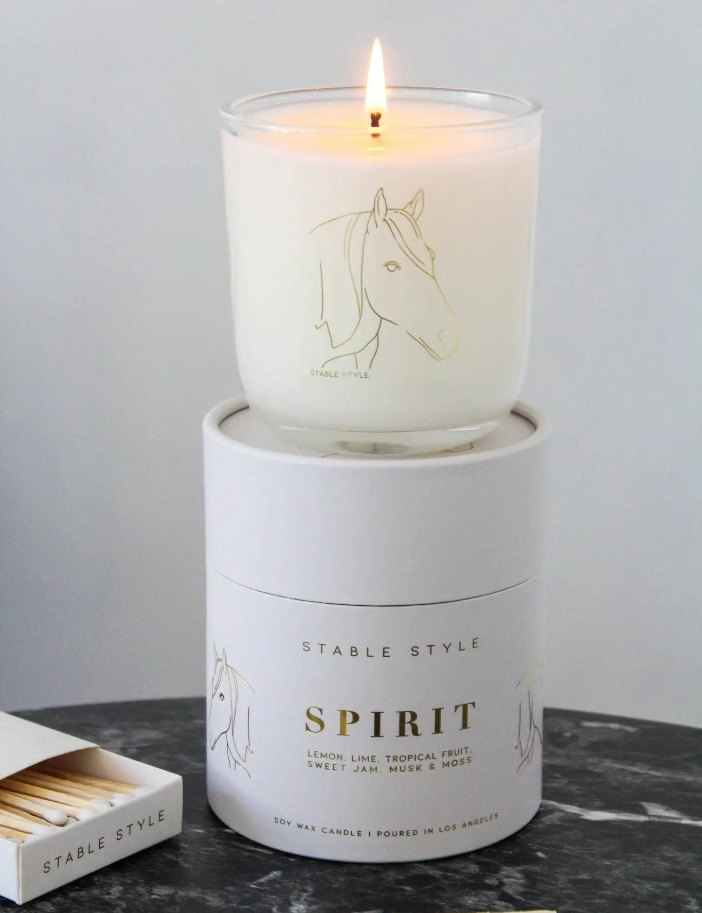 Spirit Horse Soy Wax Candle (10 oz) - Bridle Up Hope Shop