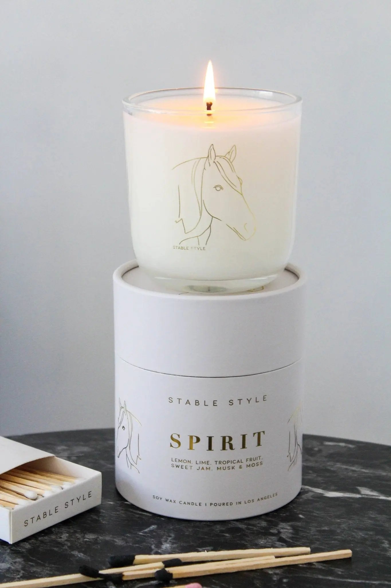 Spirit Horse Soy Wax Candle (10 oz) - Bridle Up Hope Shop