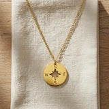 Steady the Reins Compass Necklace - Bridle Up Hope Shop