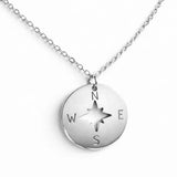 Steady the Reins Compass Necklace - Bridle Up Hope Shop