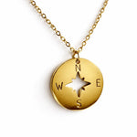 Steady the Reins Compass Necklace - Bridle Up Hope Shop