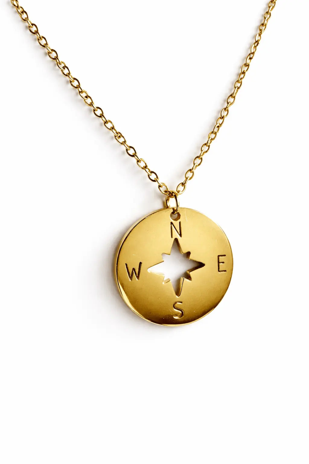 Steady the Reins Compass Necklace - Bridle Up Hope Shop