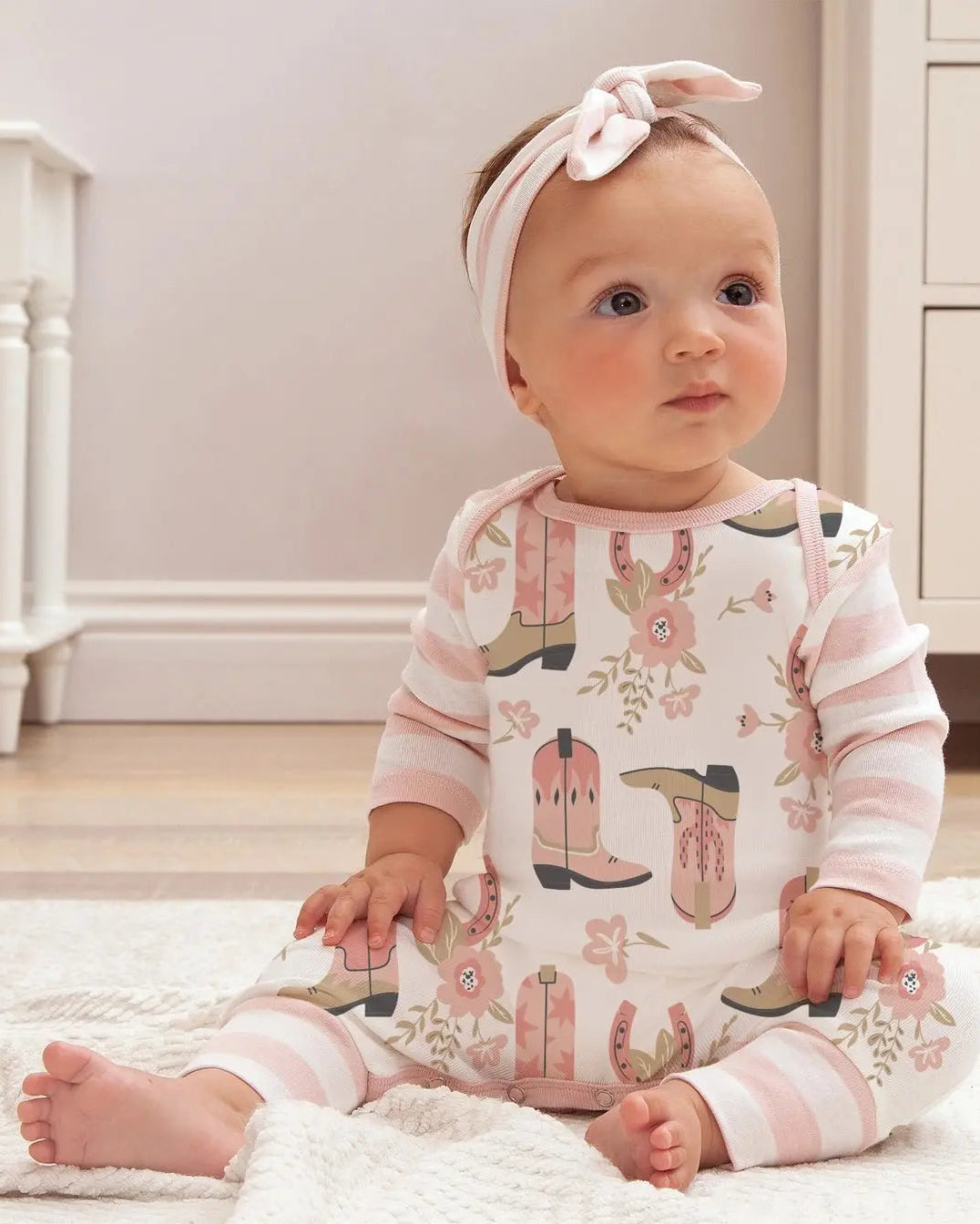 Stella Cowgirl Romper - Bridle Up Hope Shop