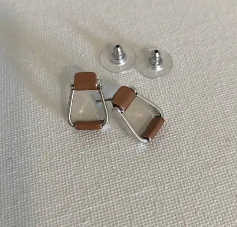Stirrup Earrings with Copper Tones - Bridle Up Hope Shop