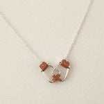 Stirrup Interlocked Necklace with Copper - Bridle Up Hope Shop