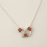 Stirrup Interlocked Necklace with Copper - Bridle Up Hope Shop