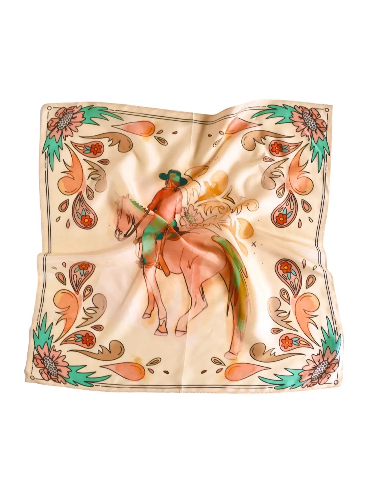 Summer Ride Silk Scarf - Bridle Up Hope Shop