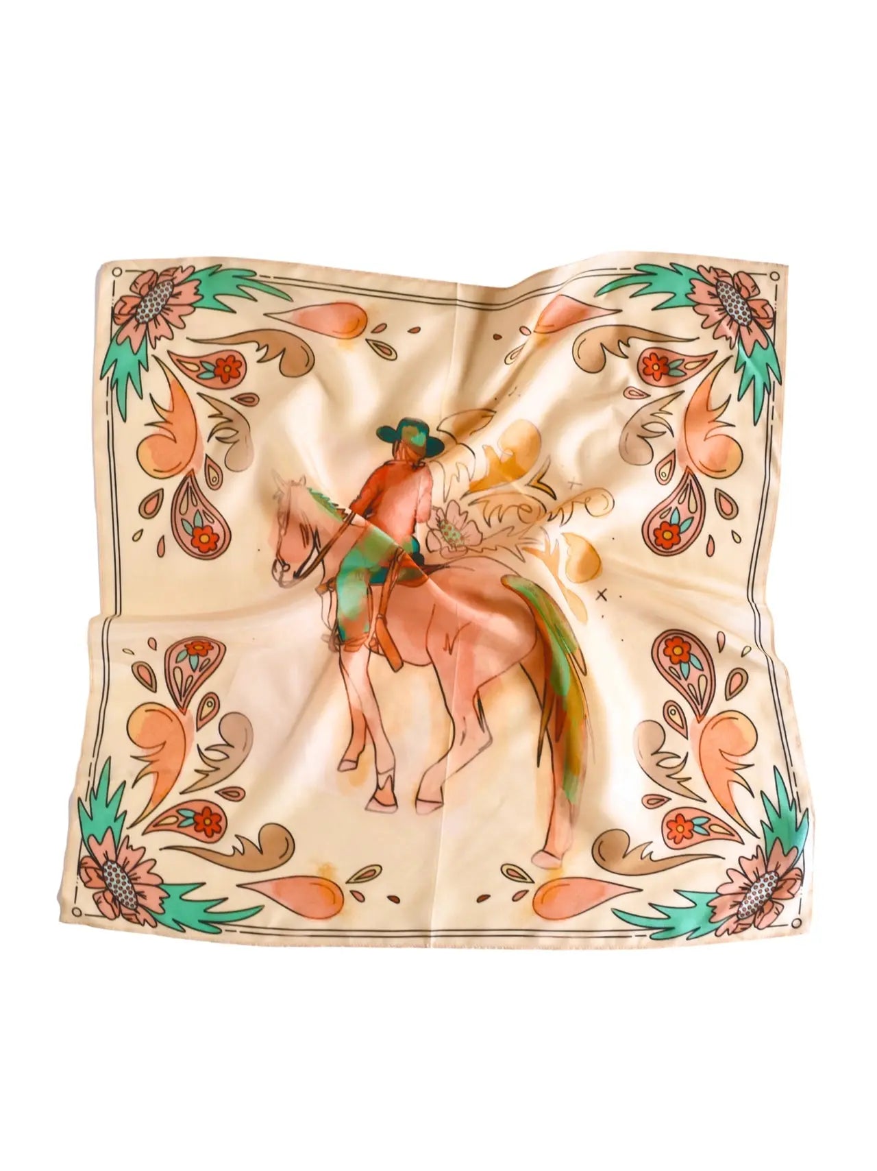 Summer Ride Silk Scarf - Bridle Up Hope Shop