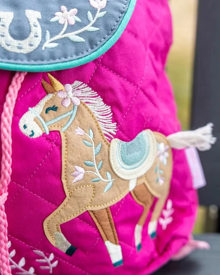 Suzie Pony Quilted Backpack - Bridle Up Hope Shop