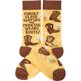 This Princess Wears Boots Socks - Bridle Up Hope Shop