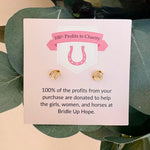 Tiny Horse Earrings - Bridle Up Hope Shop