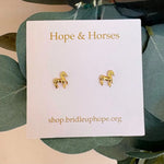 Tiny Horse Earrings - Bridle Up Hope Shop
