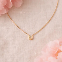 Tiny Horseshoe Necklace - Bridle Up Hope Shop