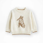 Tiny Trotter Horse Toddler Sweater - Bridle Up Hope Shop