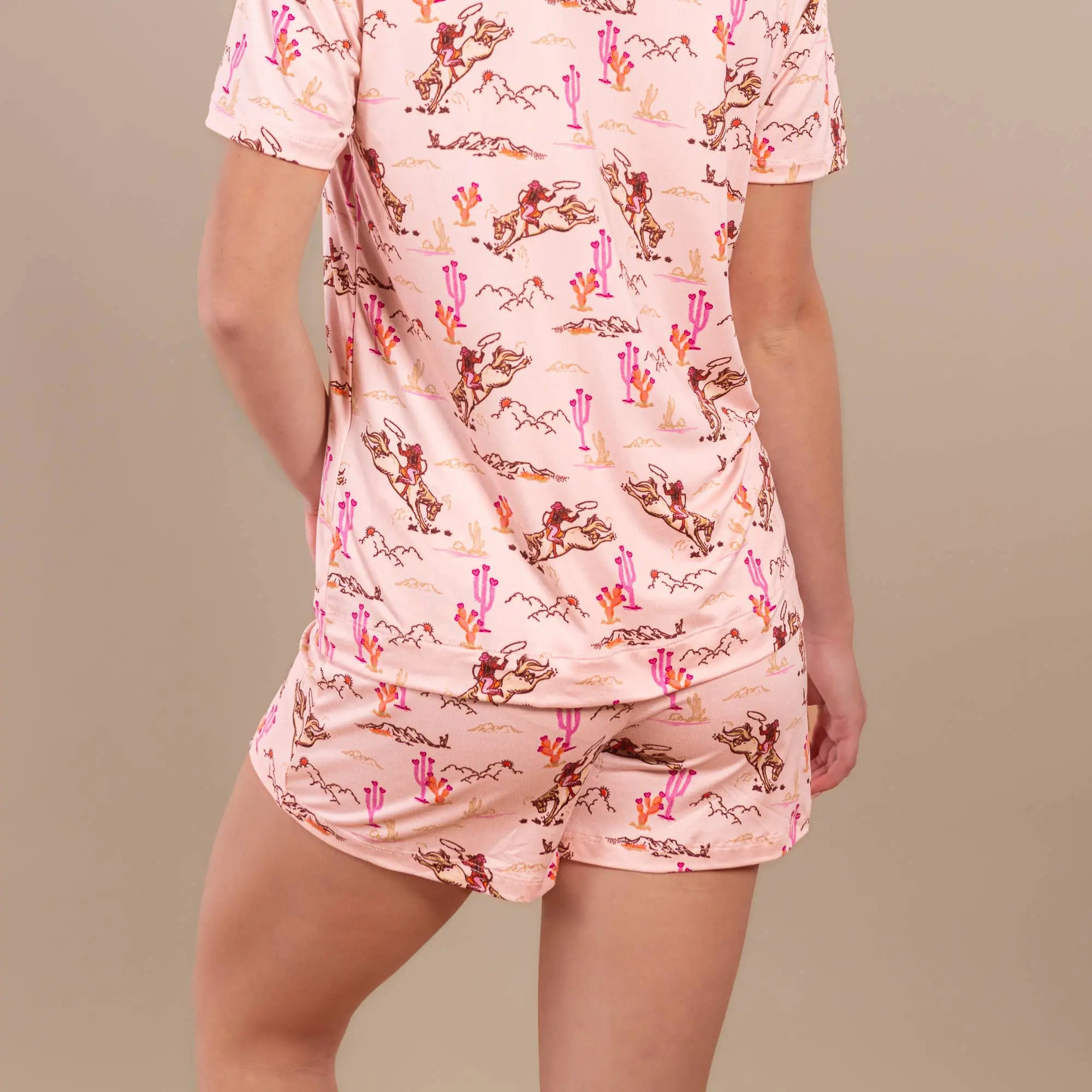 Vintage Cowgirl Pajama Shorts - Bridle Up Hope Shop