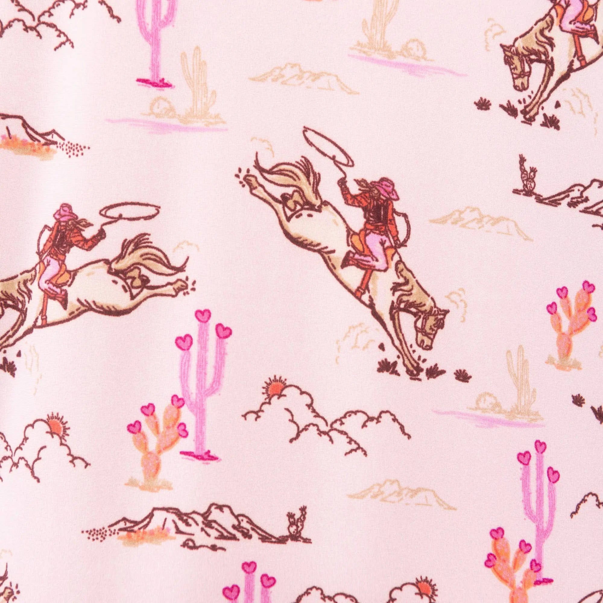 Vintage Cowgirl Pajama Shorts - Bridle Up Hope Shop