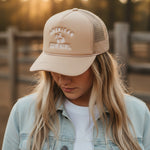 American Cowgirl Trucker Hat (Tan)
