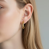 Snaffle Bit Hoop Earrings