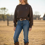Chestnut Charm Horse Sweatshirt