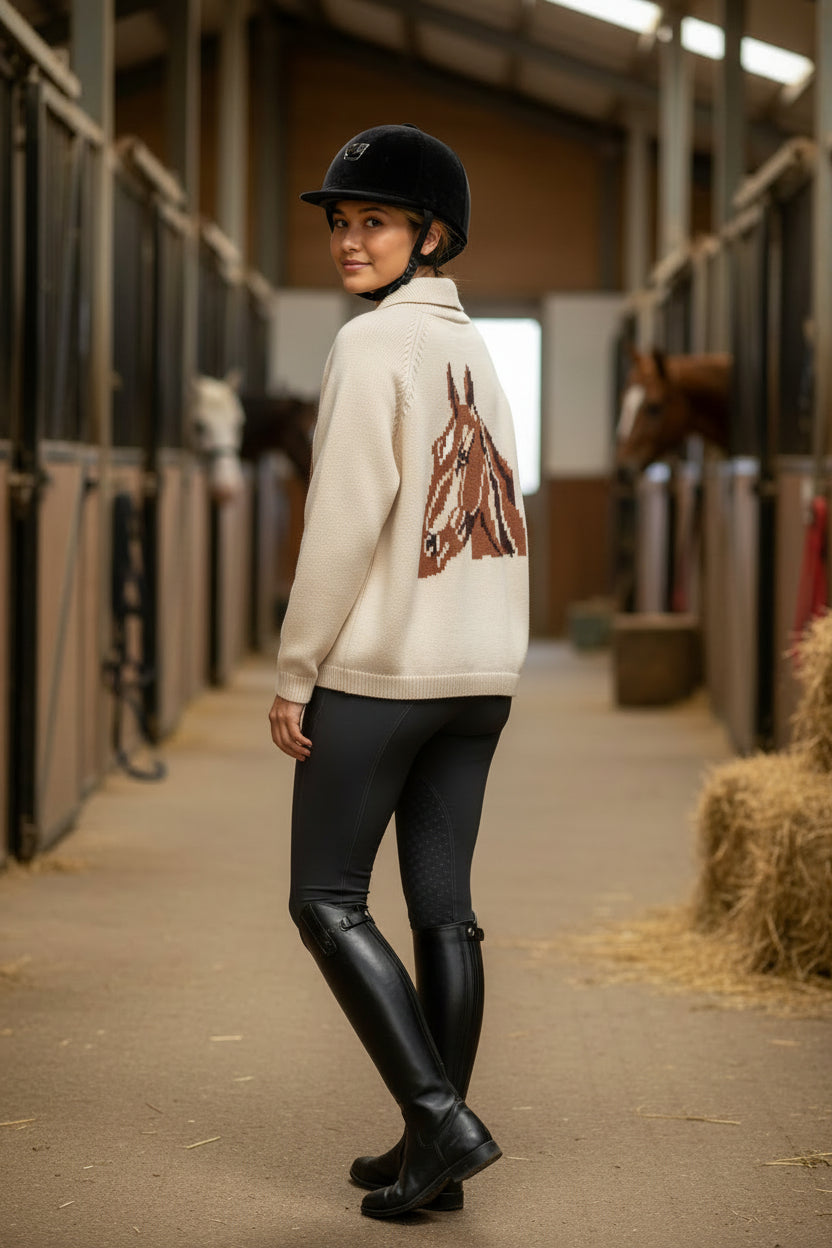 Equine Embrace Jacquard Sweater