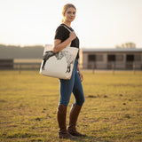 Kissing Horses Tote Bag