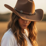 Classic Suede Cowgirl Hat