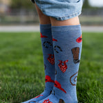 Western Bamboo Socks - Bridle Up Hope Shop