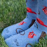 Western Bamboo Socks - Bridle Up Hope Shop