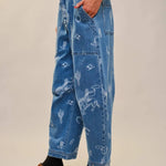 Western Barrel Leg Denim Jean - Bridle Up Hope Shop