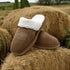 Western Boot Stitch Slippers (Brown) - Bridle Up Hope Shop