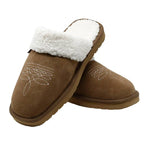 Western Boot Stitch Slippers (Brown) - Bridle Up Hope Shop