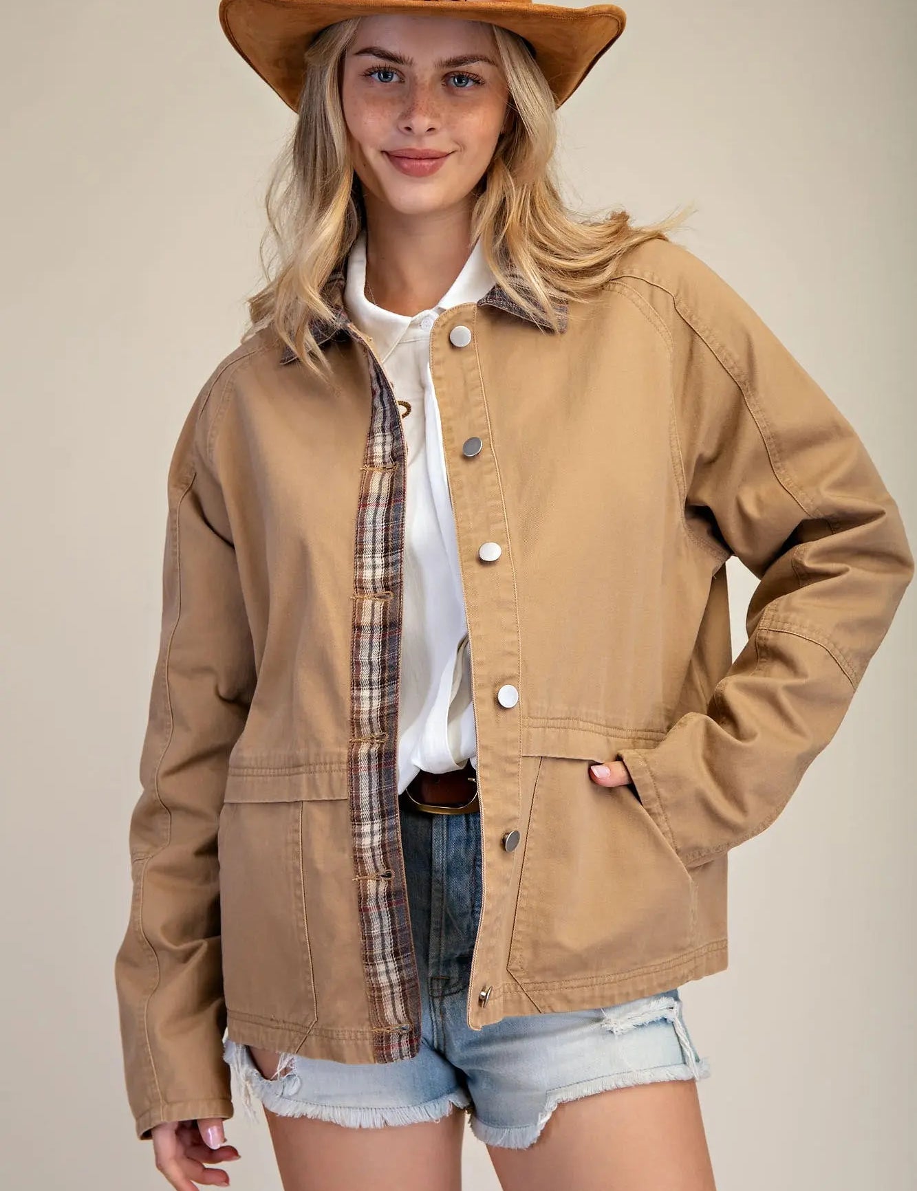 Western Button Down Jacket - Bridle Up Hope Shop
