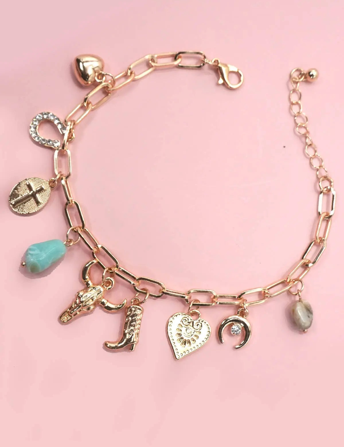 Western Charm Bracelet - Bridle Up Hope Shop