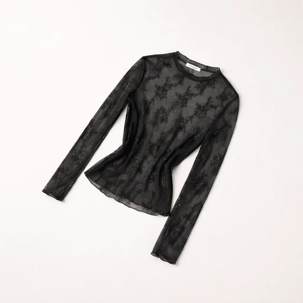 Western Lace Mesh Top - Bridle Up Hope Shop