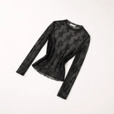 Western Lace Mesh Top - Bridle Up Hope Shop