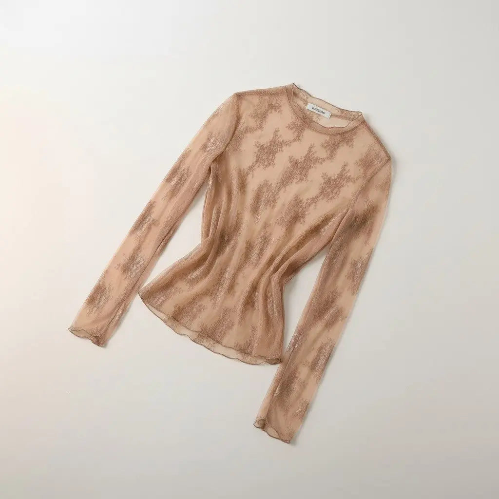 Western Lace Mesh Top - Bridle Up Hope Shop