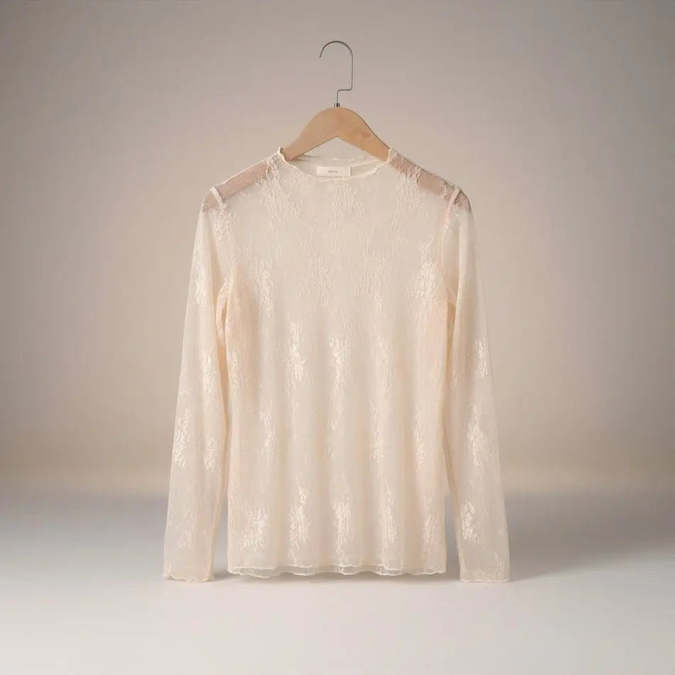 Western Lace Mesh Top - Bridle Up Hope Shop