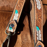 Western Leather Keychain - Bridle Up Hope Shop