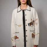 Western Long Button - Up Jacket - Bridle Up Hope Shop