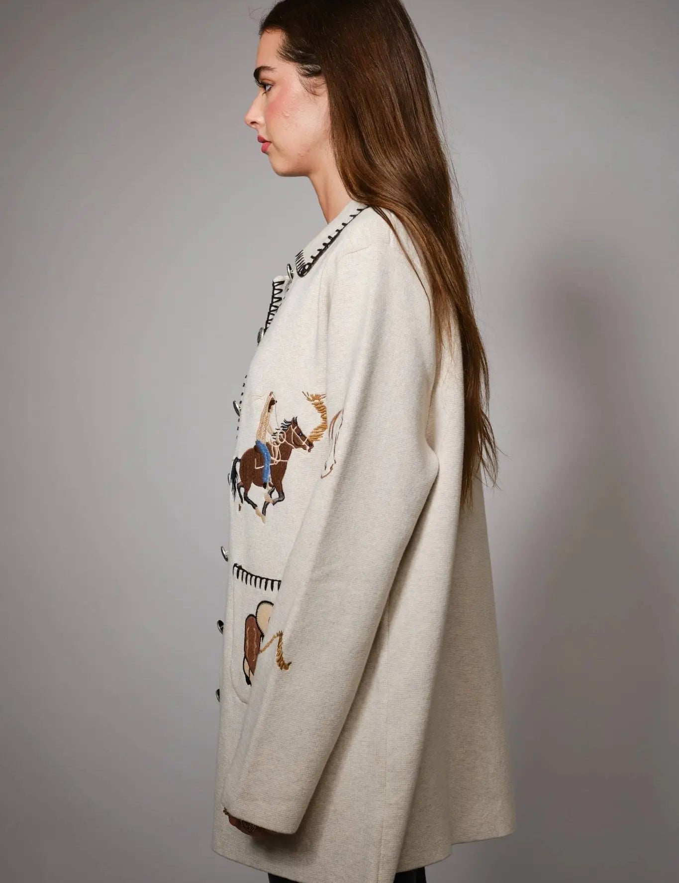 Western Long Button - Up Jacket - Bridle Up Hope Shop