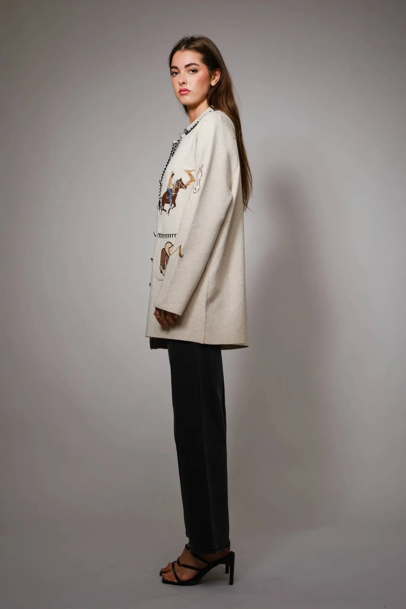 Western Long Button - Up Jacket - Bridle Up Hope Shop