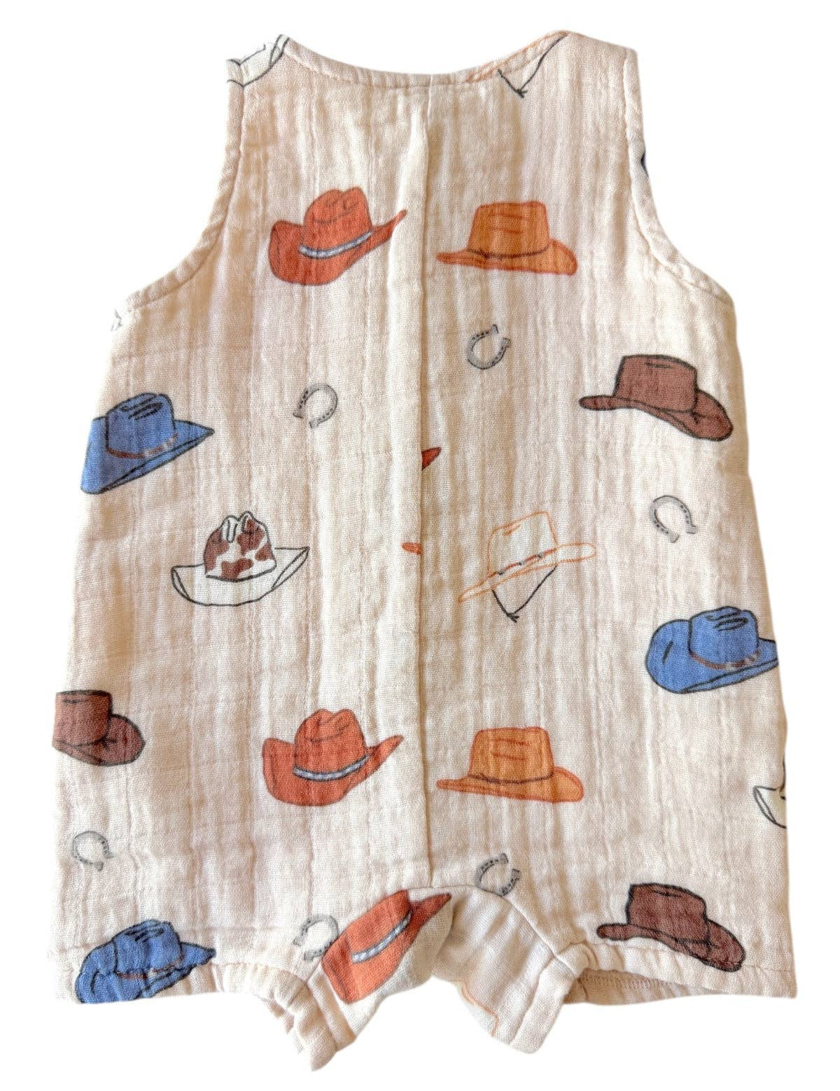 Western Muslin Shortie Romper - Bridle Up Hope Shop