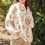 Western Printed Quilted Shacket - Bridle Up Hope Shop