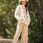 Western Printed Quilted Shacket - Bridle Up Hope Shop