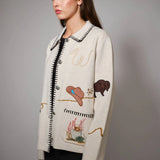 Western Wool Sweater Jacket - Bridle Up Hope Shop