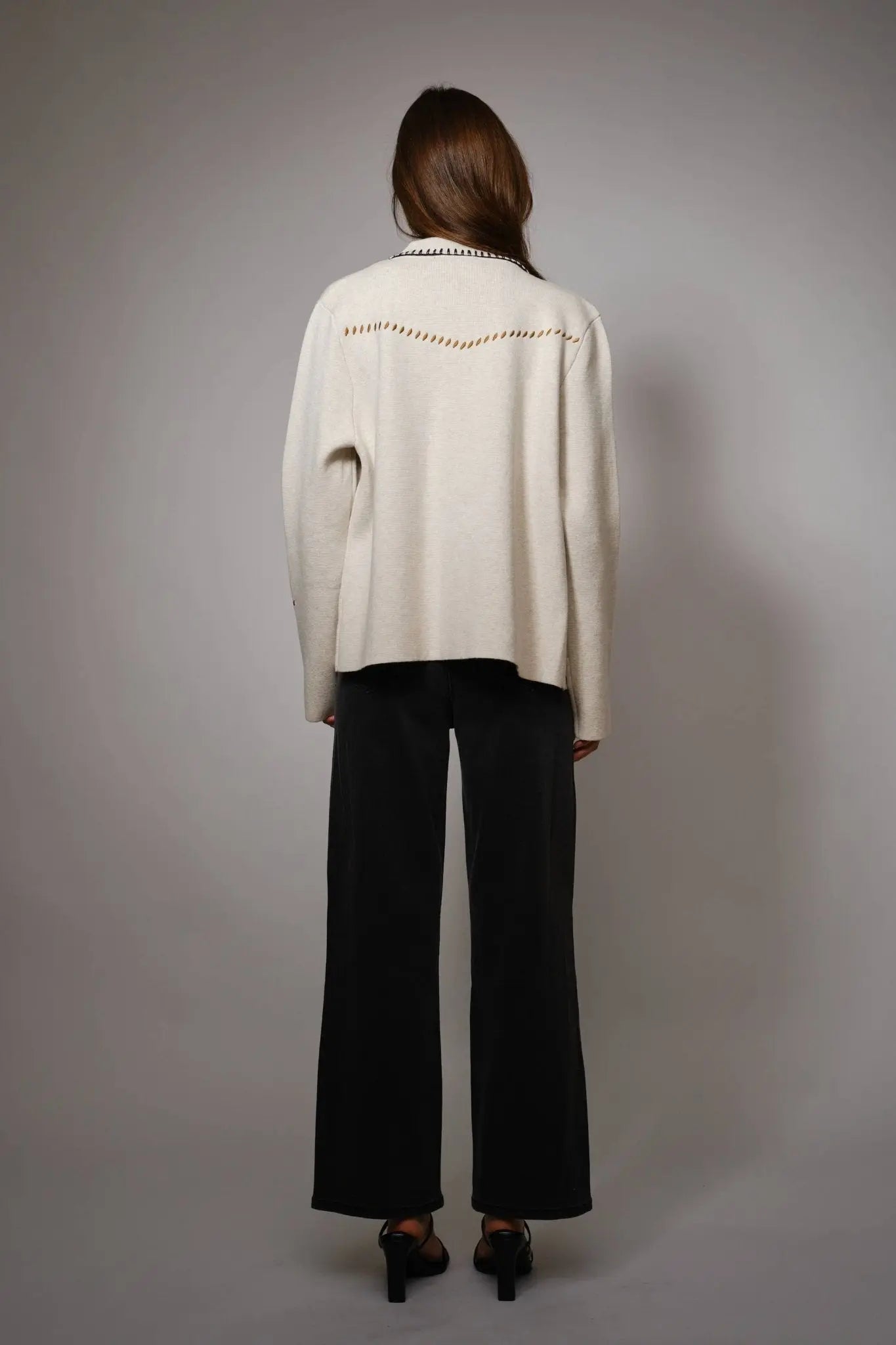 Western Wool Sweater Jacket - Bridle Up Hope Shop